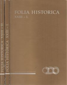 Kovács Tibor - Folia Historica XXIII/I-II. [antikvár]
