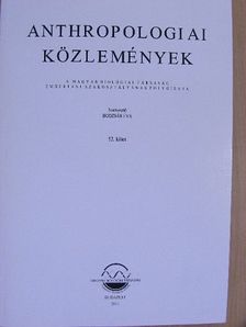 Anthropologiai közlemények 52. kötet [antikvár]