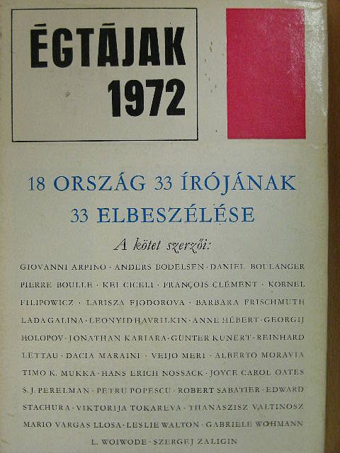 Alberto Moravia - Égtájak 1972 [antikvár]