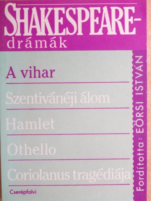 William Shakespeare - A vihar [antikvár]