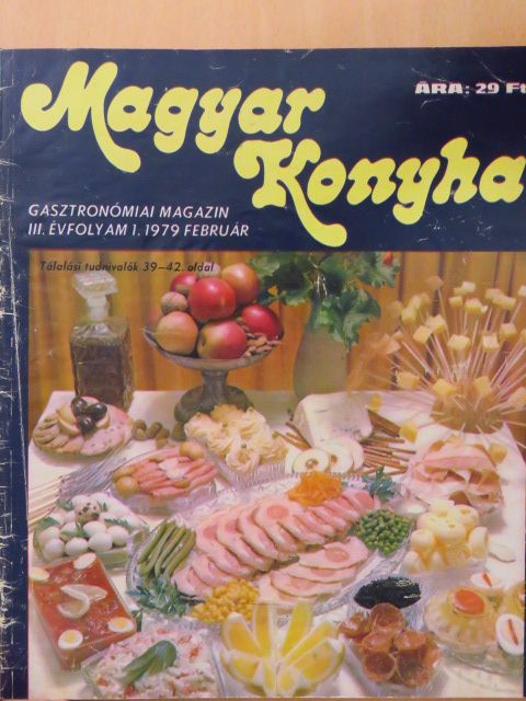 Magyar Konyha 1979. 1-4./1980. 1-4. [antikvár]