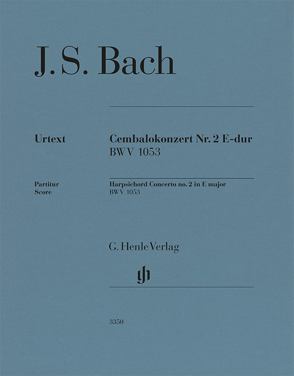 J. S. Bach - CEMBALOKONZERT NR.2 E-DUR BWV 103 PARTITUR