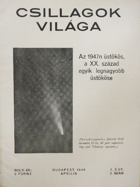Dr. Barnóthy Jenő - Csillagok Világa 1948. április [antikvár]