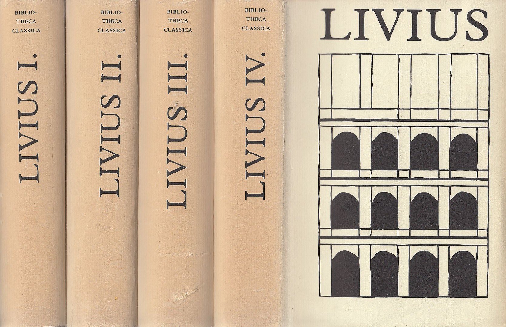 Titus Livius - A római nép története a város alapításától I-IV. kötet [antikvár]
