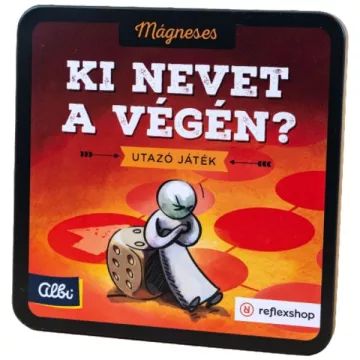 Mágneses Ki nevet a végén? utazó társasjáték
