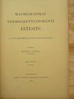 Daday Jenő - Mathematikai és Természettudományi Értesitő [antikvár]