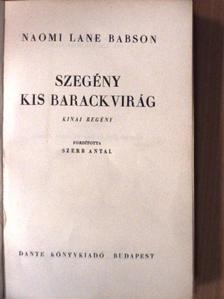Naomi Lane Babson - Szegény kis barackvirág [antikvár]