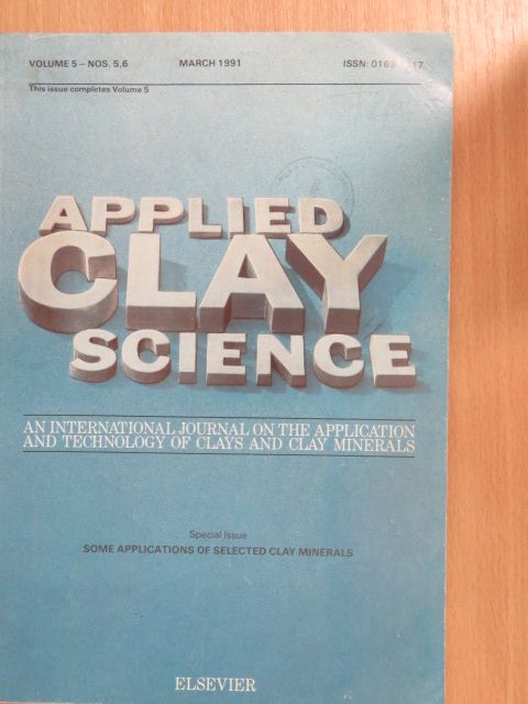 H. H. Murray - Applied Clay Science March 1991 [antikvár]