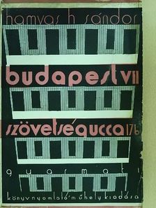 Hamvas H. Sándor - Budapest VII., Szövetség-ucca 17b [antikvár]