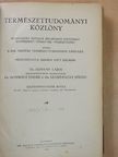 Bábonyi E. - Természettudományi Közlöny 1932. január-december/Pótfüzetek a Természettudományi Közlönyhöz 1932. január-december [antikvár]