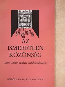 Hevesi Sándor - Az ismeretlen közönség [antikvár]