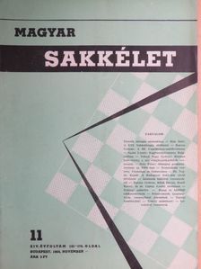 Bilek István - Magyar Sakkélet 1964. november [antikvár]