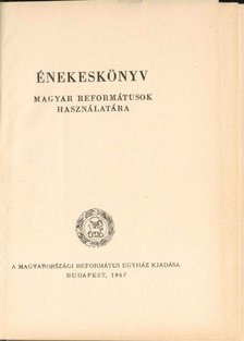 Énekeskönyv - Magyar reformátusok használatára [antikvár]
