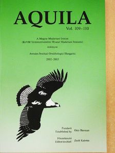 Almássy István - Aquila - A Magyar Madártani Intézet évkönyve 2002-2003 [antikvár]