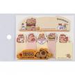P1132 - 0583 - Öntapadós jegyzettömb CAPYBARA 50x14 mm 6 db kártya x 15 lap - többféle