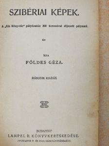 Földes Géza - Szibériai képek [antikvár]
