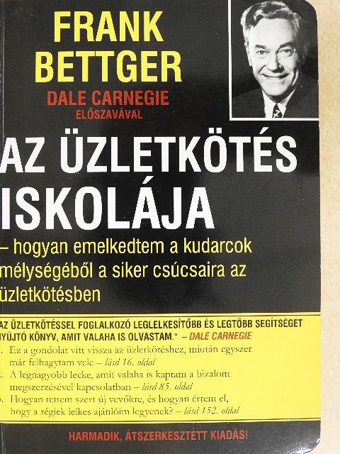 Frank Bettger - Az üzletkötés iskolája [antikvár]