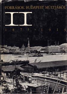 H. Kohut Mária, Ságvári Ágnes - Források Budapest múltjából II. 1873-1919 [antikvár]