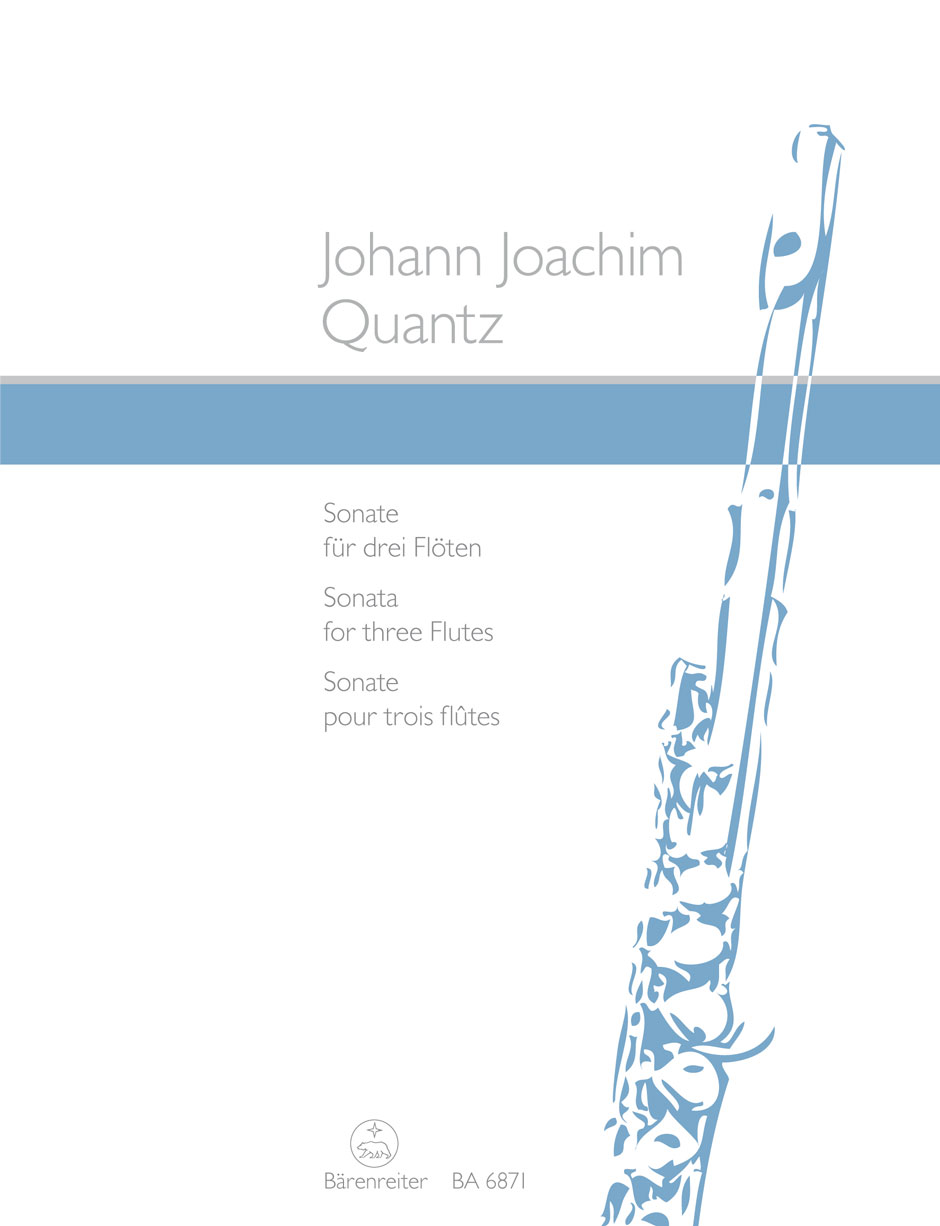 QUANTZ - SONATE FÜR DREI FLÖTEN. (ERICH DOFLEIN)