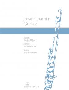 QUANTZ - SONATE FÜR DREI FLÖTEN. (ERICH DOFLEIN)