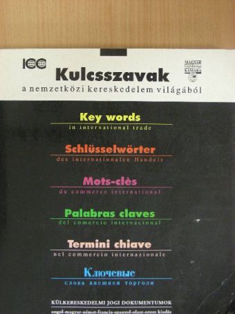 Kulcsszavak a nemzetközi kereskedelem világából [antikvár]