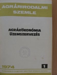 Agrárirodalmi Szemle 1974. (nem teljes évfolyam) [antikvár]