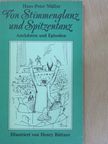 Hans-Peter Müller - Von Stimmenglanz und Spitzentanz [antikvár]