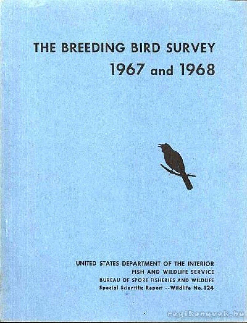 több szerző - The Breeding Bird Survey 1967 and 1968 [antikvár]