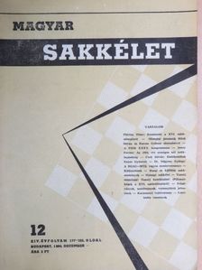 Bilek István - Magyar Sakkélet 1964. december [antikvár]