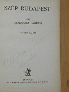 Jeszenszky Sándor - Szép Budapest [antikvár]