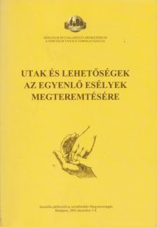 Németh György - Utak és lehetőségek az egyenlő esélyek megteremtésére [antikvár]