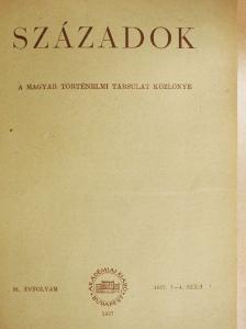 Baksay Zoltán - Századok 1957/1-6. [antikvár]