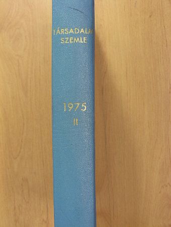 Aggod József - Társadalmi Szemle 1975. II. félév [antikvár]