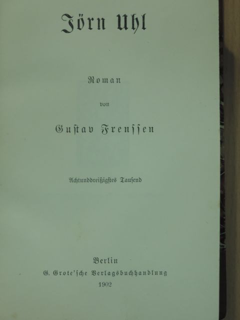 Gustav Frenssen - Jörn Uhl (gótbetűs) [antikvár]