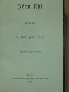 Gustav Frenssen - Jörn Uhl (gótbetűs) [antikvár]