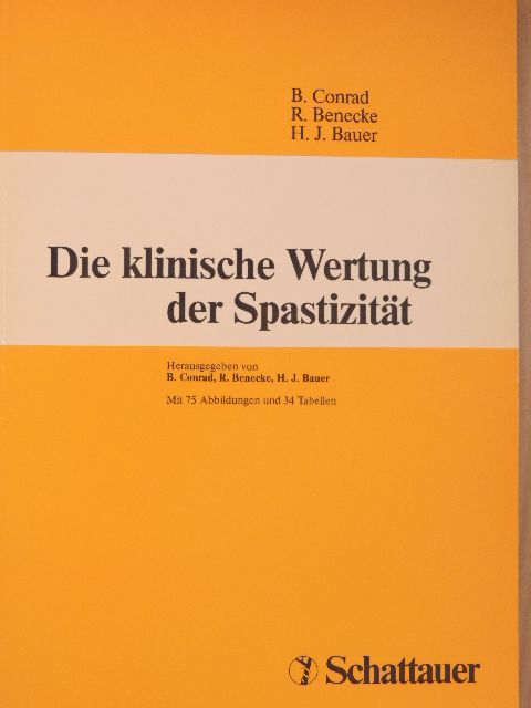 Die klinische Wertung der Spastizität [antikvár]