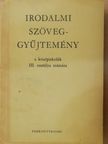 Dr. Vidor Pálné - Irodalmi szöveggyűjtemény III. [antikvár]