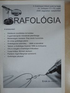 Grafológia 2009. augusztus-szeptember [antikvár]