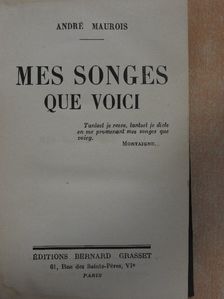 André Maurois - Mes songes que voici [antikvár]