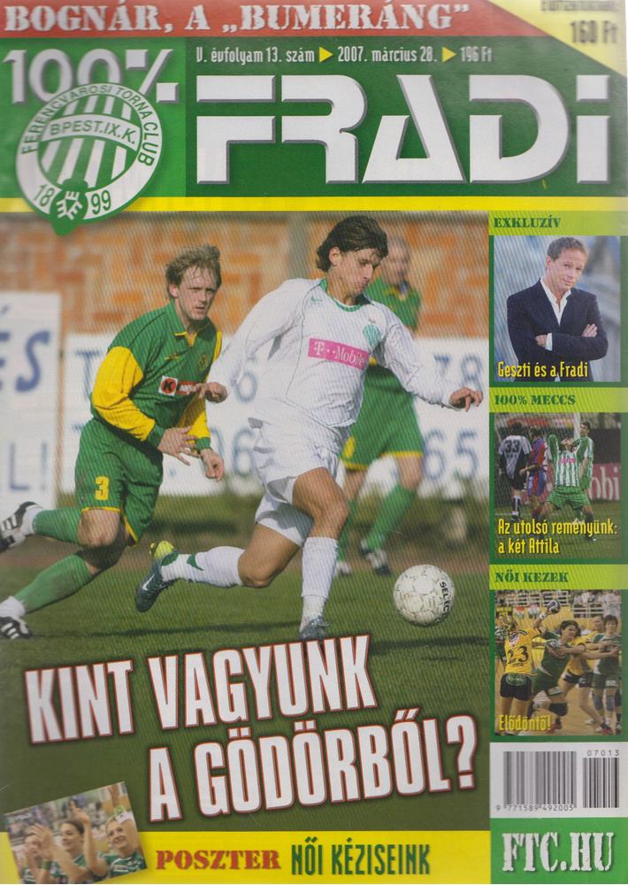 Privacsek András - 100% Fradi V. évf. 13. szám [antikvár]