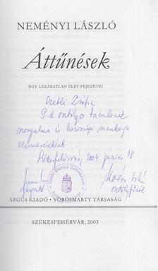 Neményi László - Áttűnések (dedikált) [antikvár]