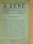 Kereszty István - A Zene 1926. november 15. [antikvár]
