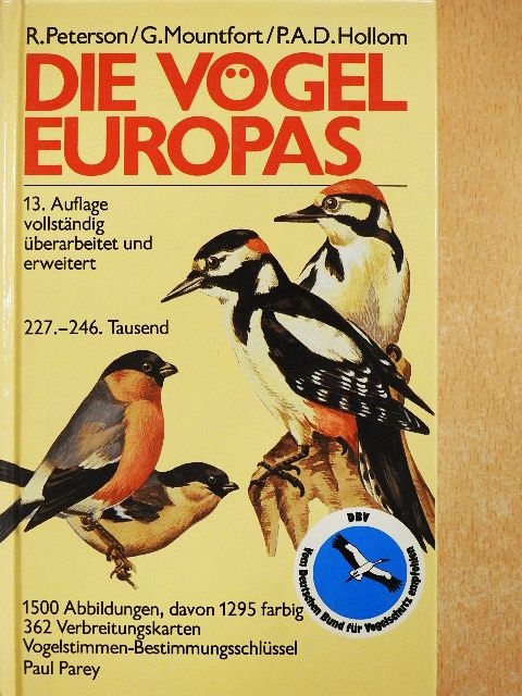 Guy Mountfort - Die Vögel Europas [antikvár]