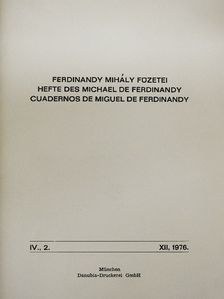 Ferdinandy Mihály - Ferdinandy Mihály füzetei IV/2. [antikvár]