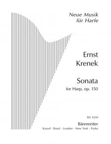 KRENEK ERNST - SONATA FOR HARP, OP.150