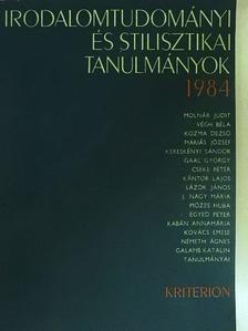 Cseke Péter - Irodalomtudományi és stilisztikai tanulmányok 1984 [antikvár]