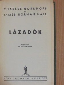 Charles Nordhoff - Lázadók [antikvár]