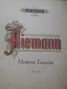 Walter Niemann - Moderne Tanzsuite [antikvár]