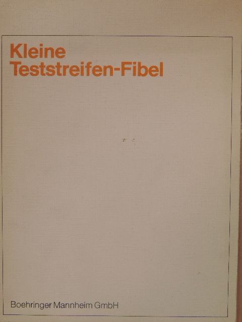 B. Benzer - Kleine Teststreifen-Fibel [antikvár]