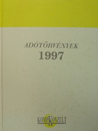 Dr. Vámosi-Nagy Szabolcs - Adótörvények 1997 [antikvár]